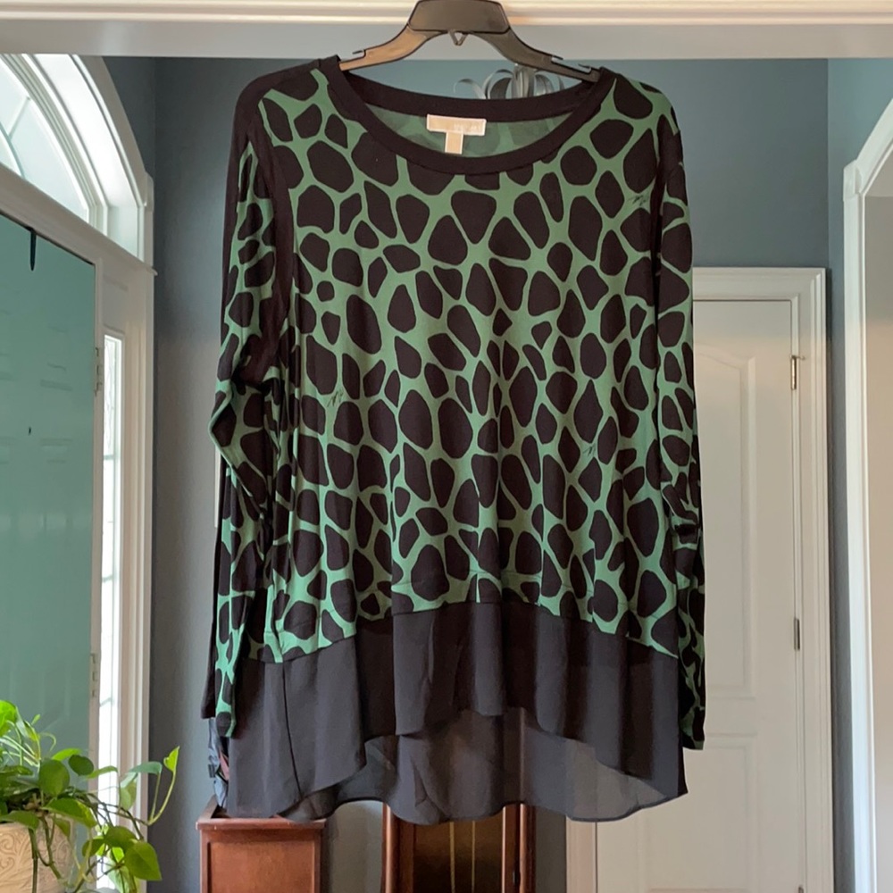 Michael Kors Giraffe Print Top